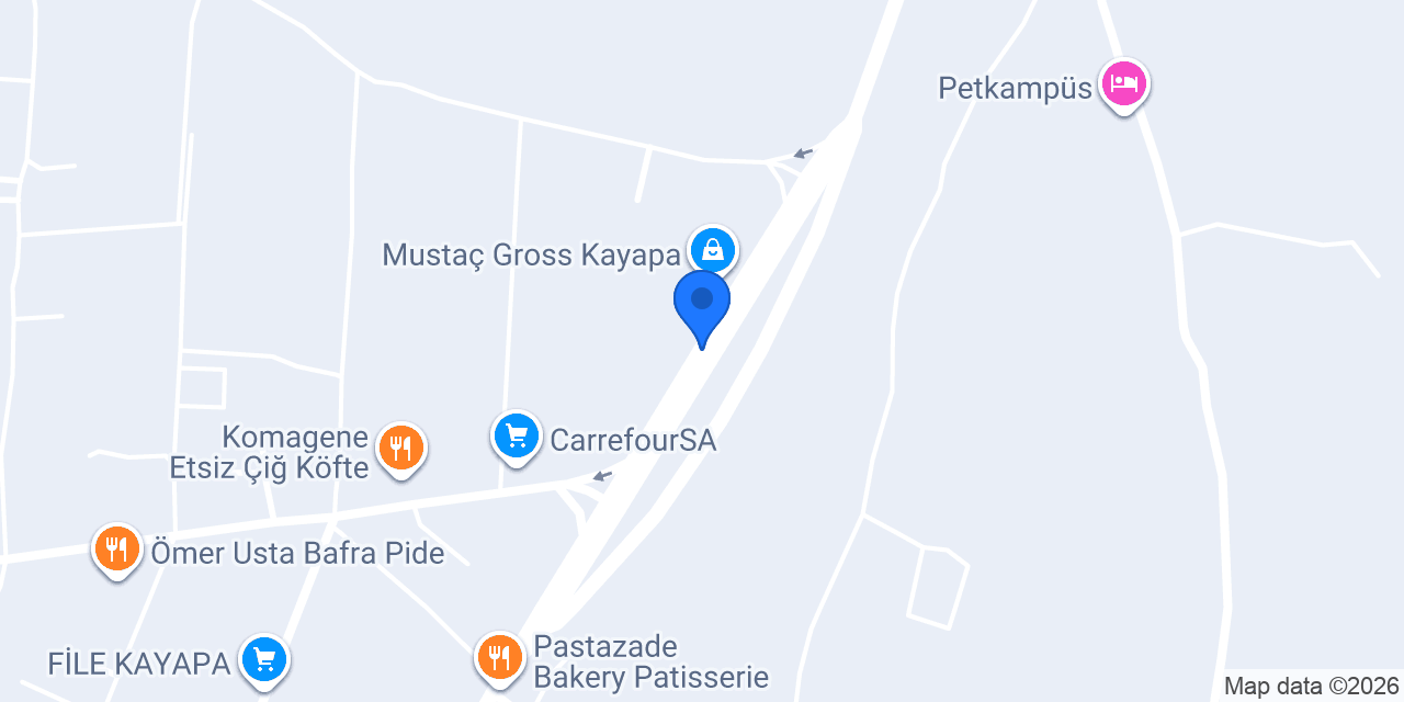 Tek Lastik - Pak Ticaret - Kayapa (30 Ağustos ) konumu