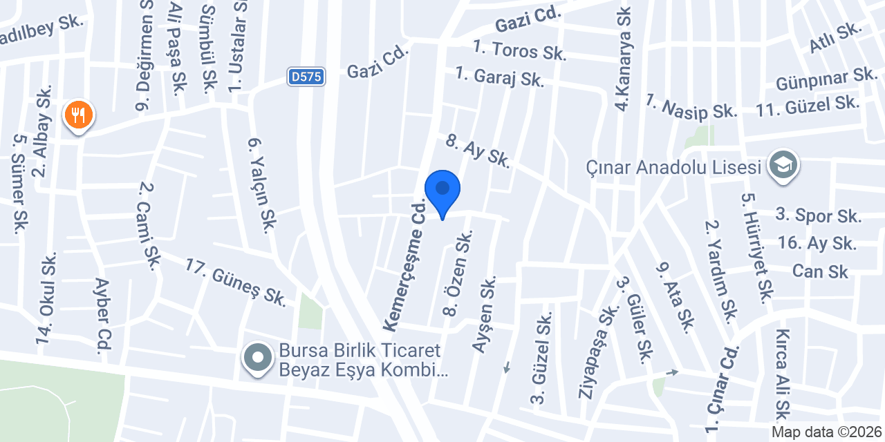 KEMERÇEŞME MAH HACI ADEM CAMİ konumu