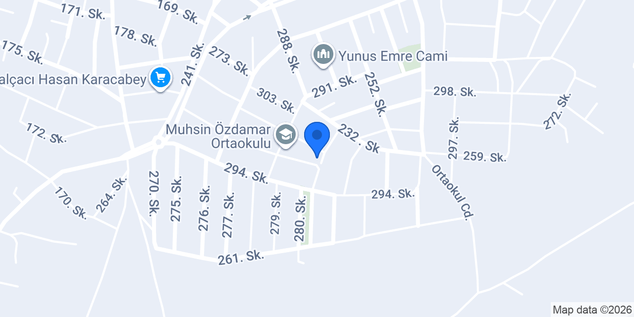 Murat Hüdavendigar İlkokulu konumu