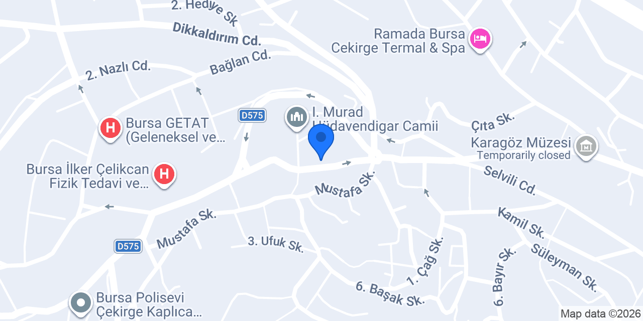 Demircioğlu Pastanesi konumu