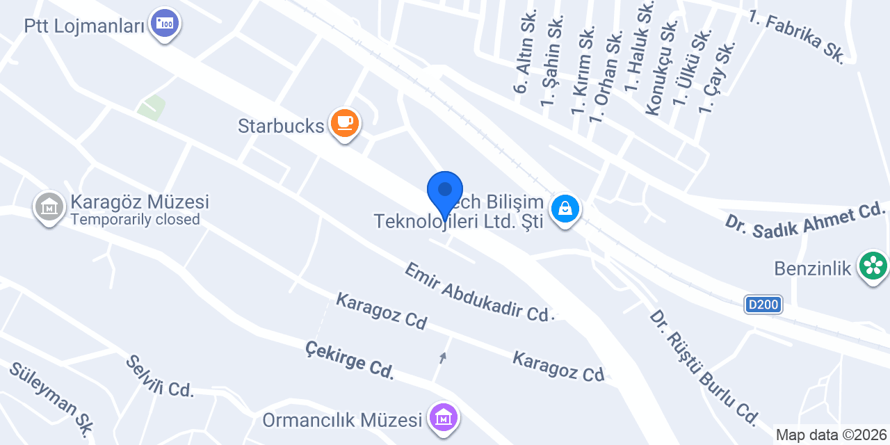Teknik Proje Mühendislik Mimarlık İnşaat konumu