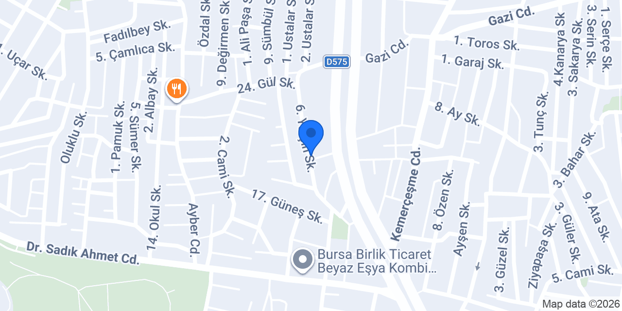 İtimat Terzisi konumu