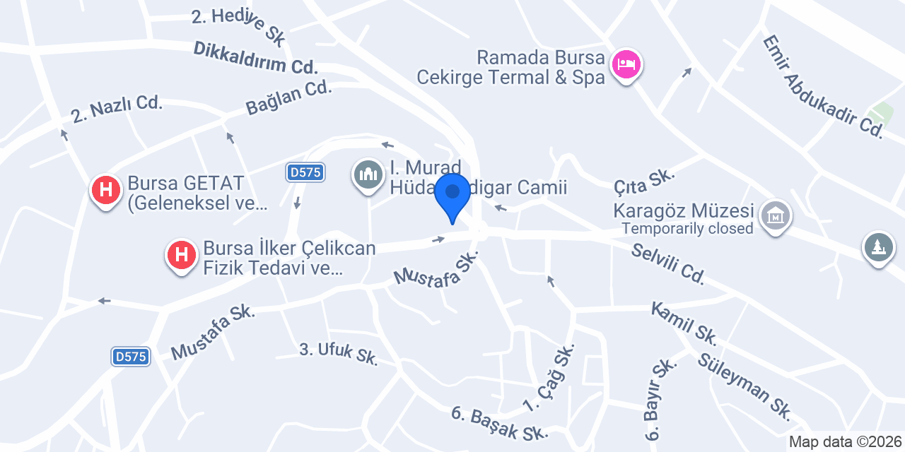 Çekirge Dürüm konumu