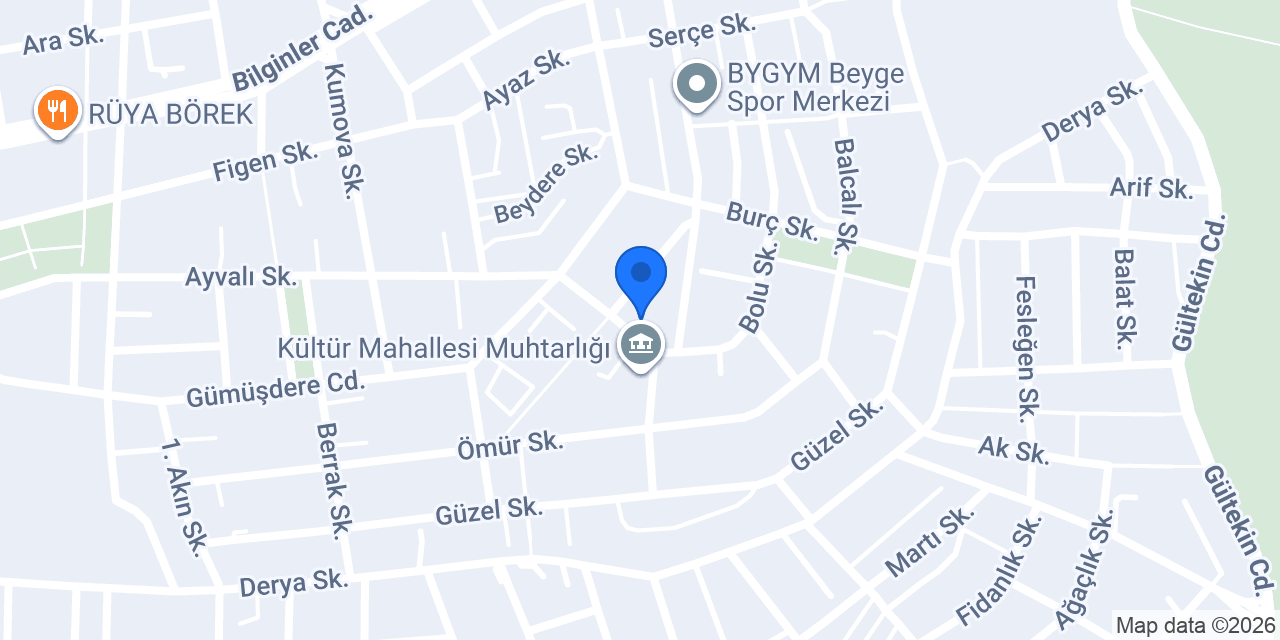 Ptt-kültür Şubesi konumu