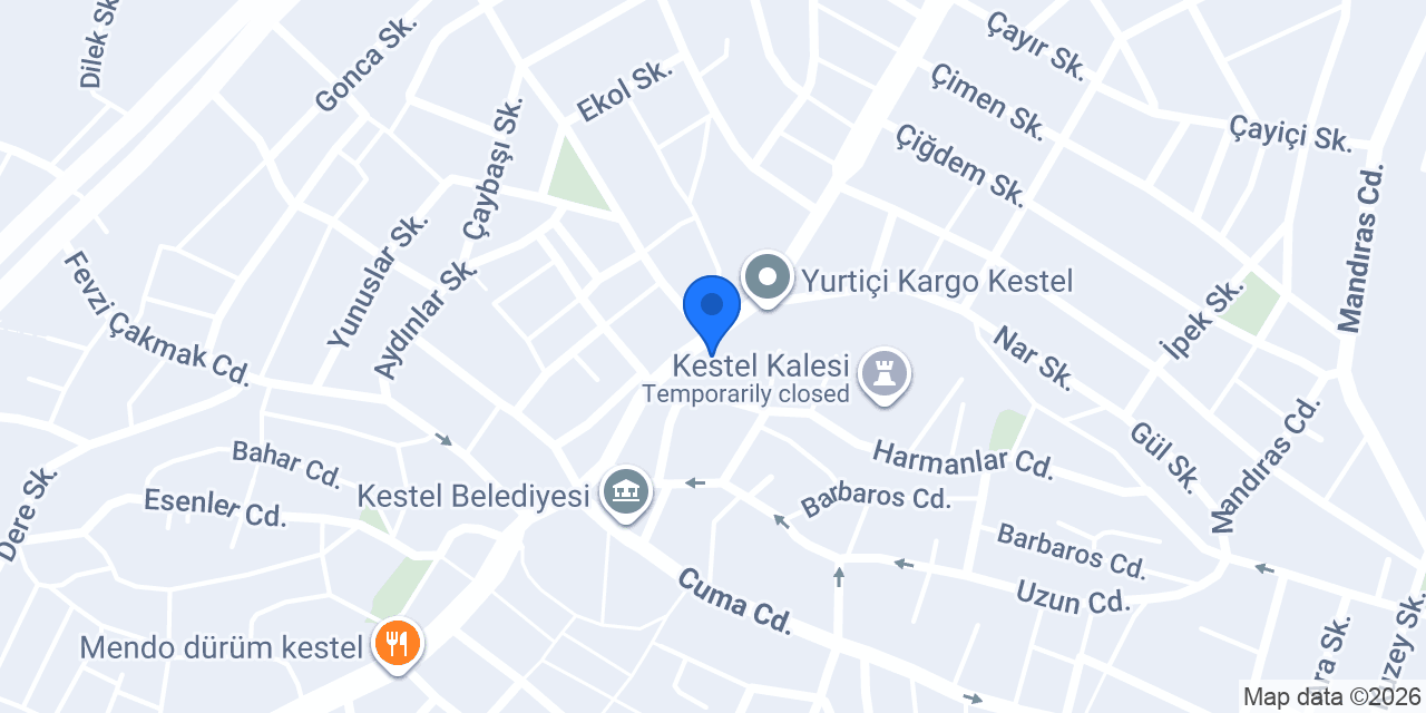 Dedeoğlu A.V.M konumu