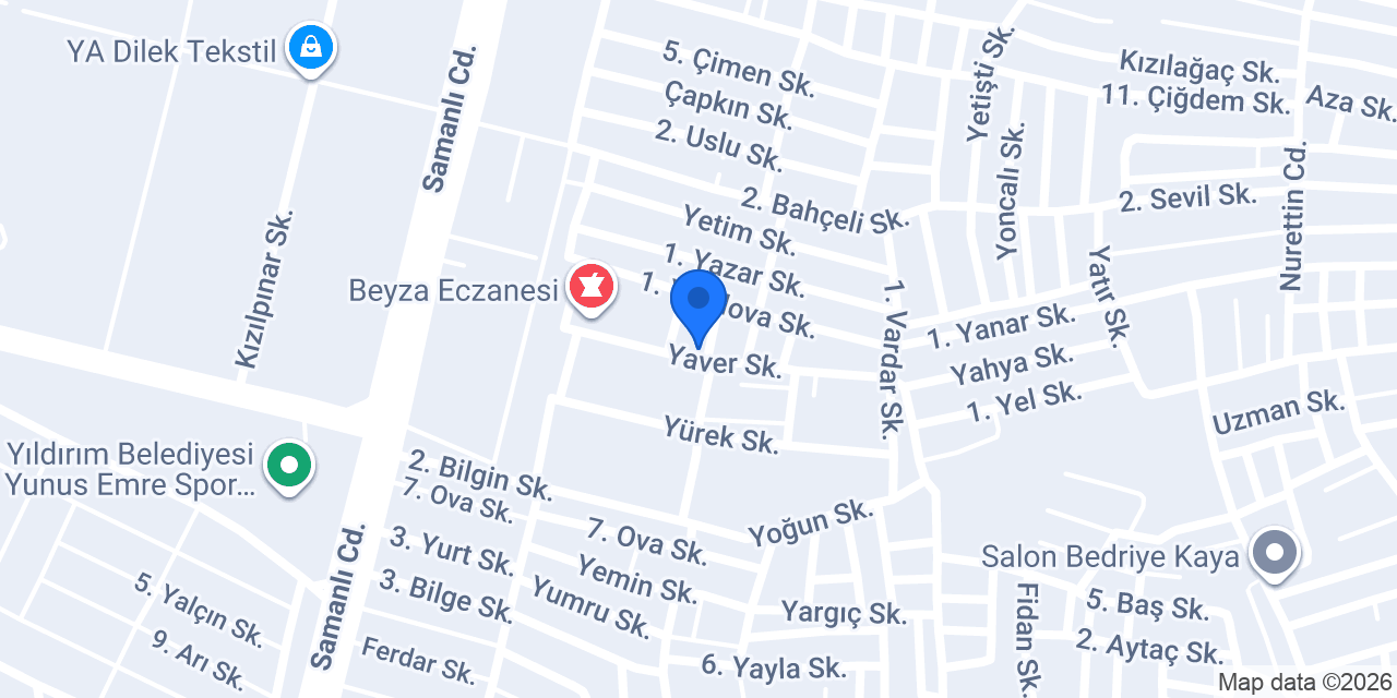 Duaçınar Unlu Mamulleri konumu
