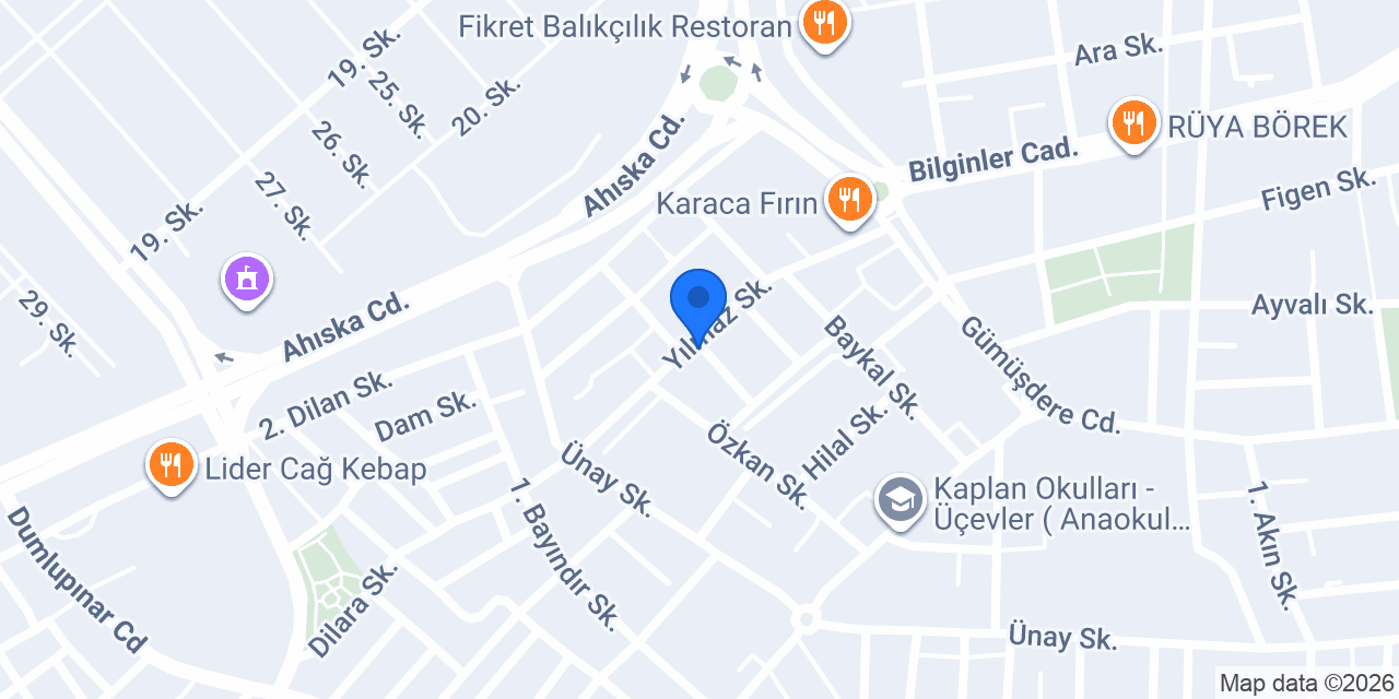 Öykü Temizlik konumu