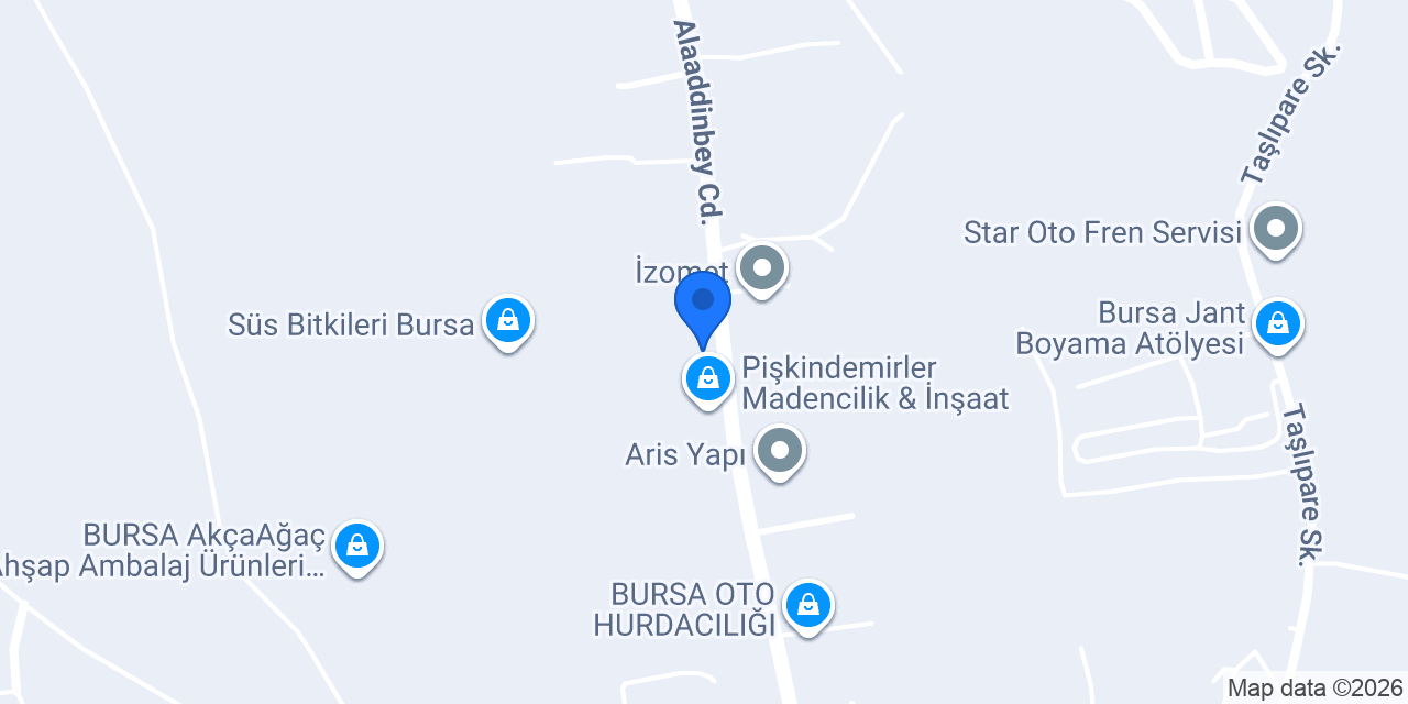Yılmaz Kereste Orman Ürünleri &İnş konumu
