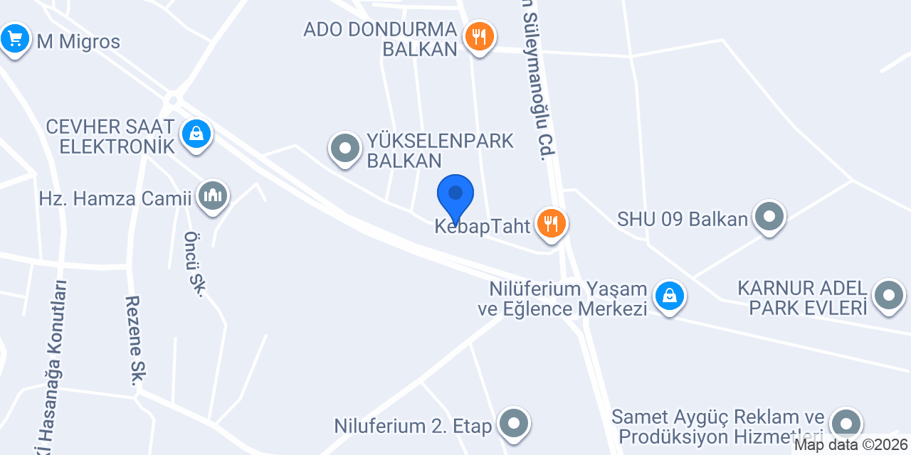 Saray Börekçisi Balkan konumu