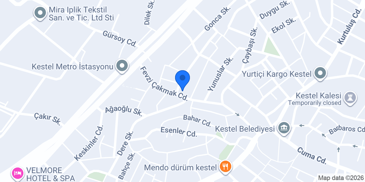 Tesisatçı Cafer Usta konumu