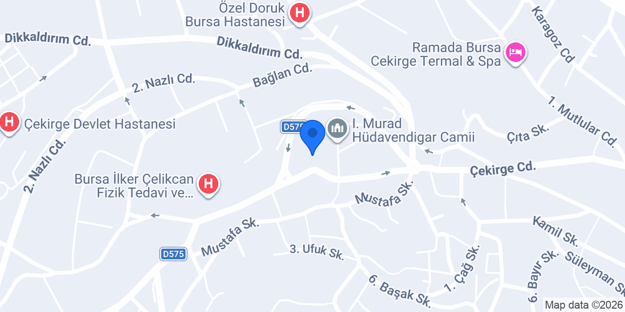 Kadı Konağı Butık Termal konumu