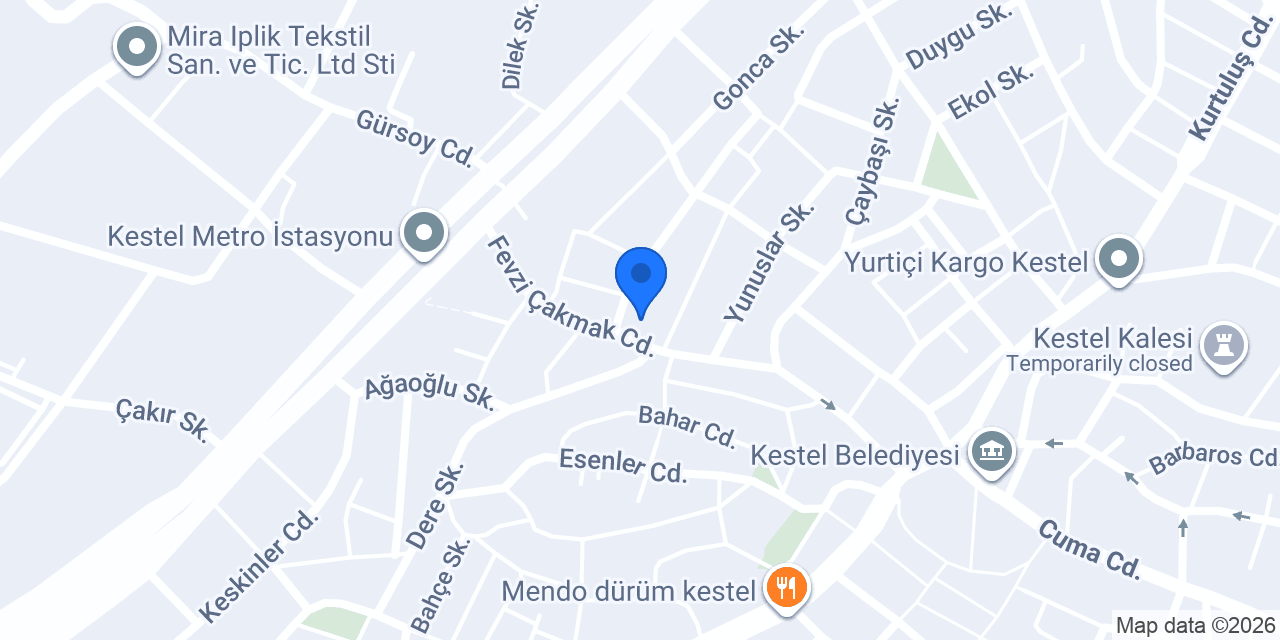 Kestel spot konumu