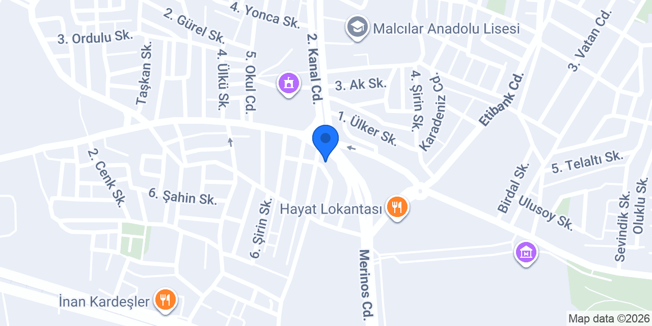 Türkmen Pastanesi konumu