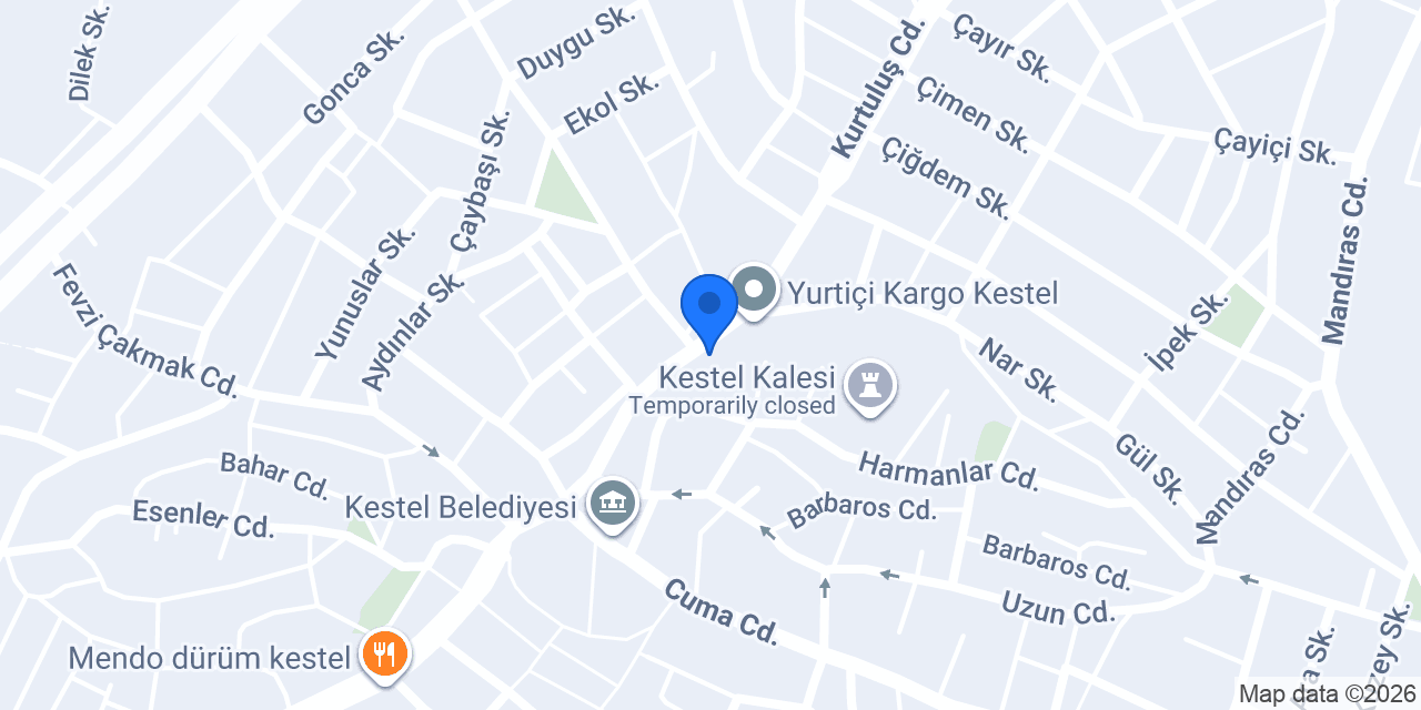 Çelik Emlak Dünyası konumu