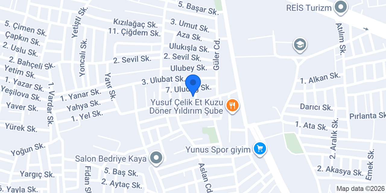 Zerafet Çiğköfte konumu