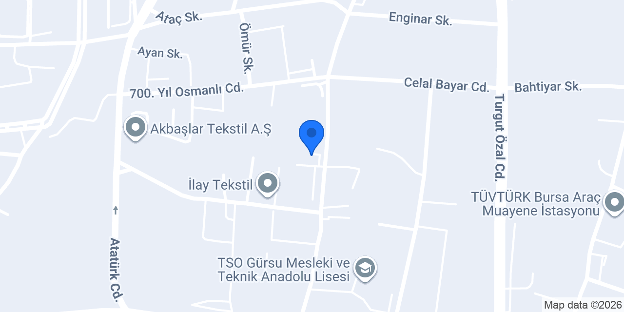 AKPA Teknik Kaplama konumu