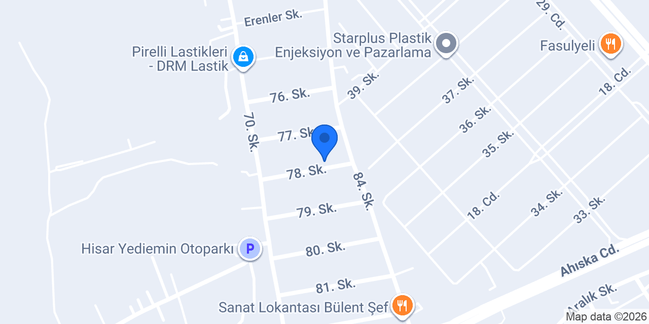 Erdeniz Cam Ayna ve Mobilya konumu