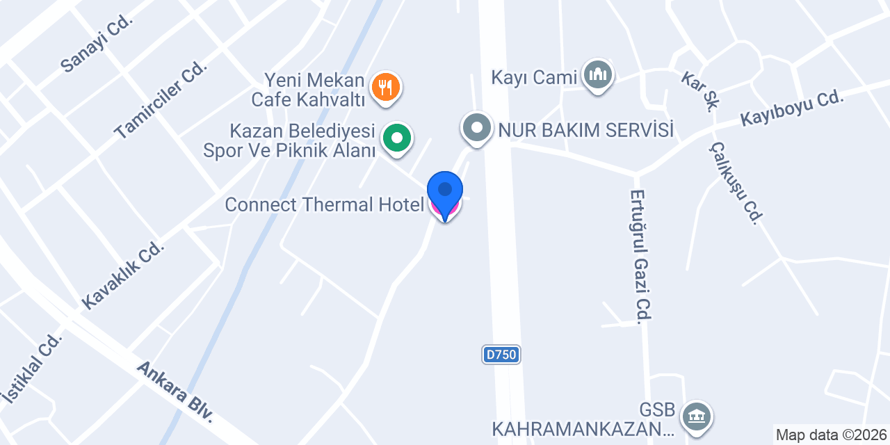 Connect Thermal Hotel konumu