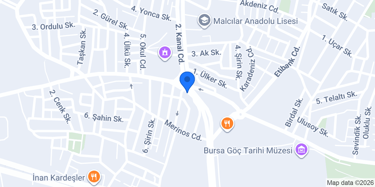 7/24 Bursa Çiğdem Çiçek Evi konumu