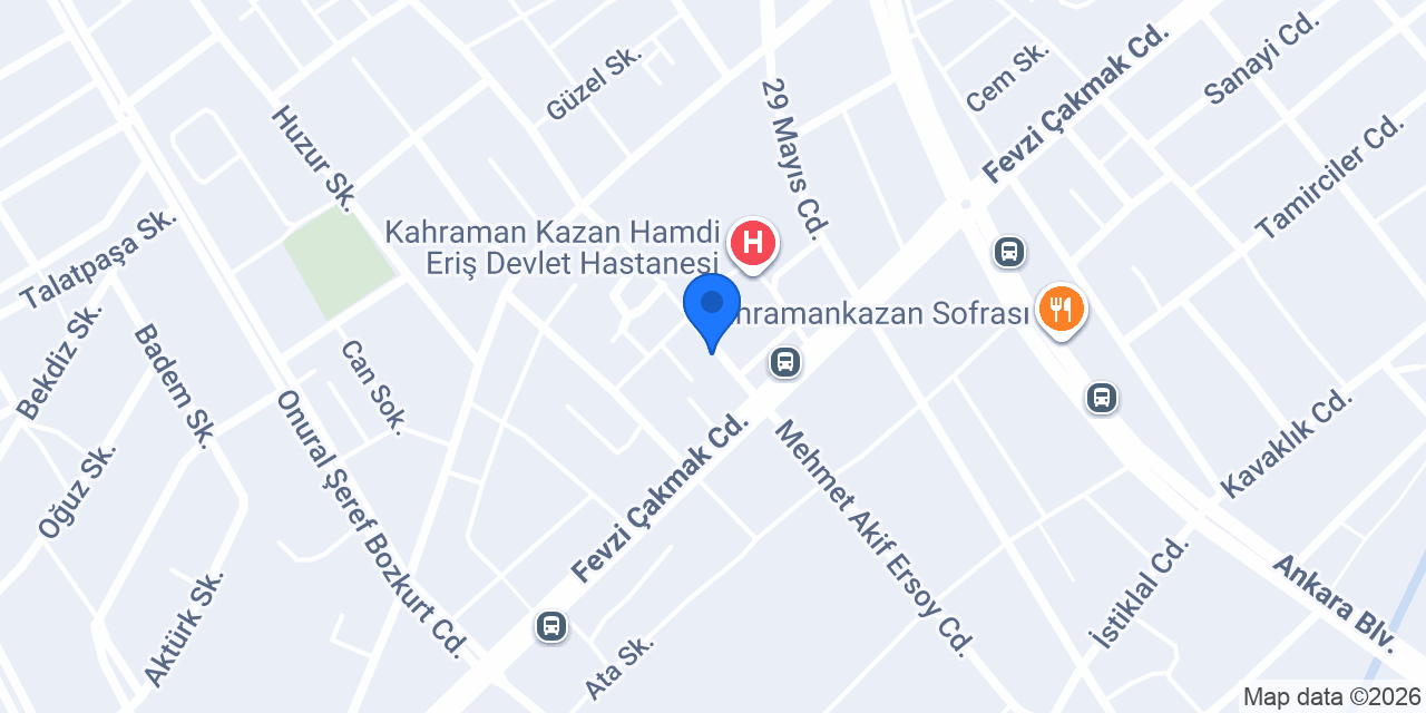 Köftecim konumu