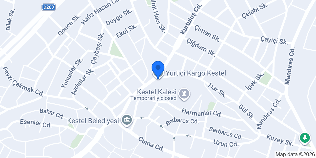 Kestel Asortik Aksesuar konumu