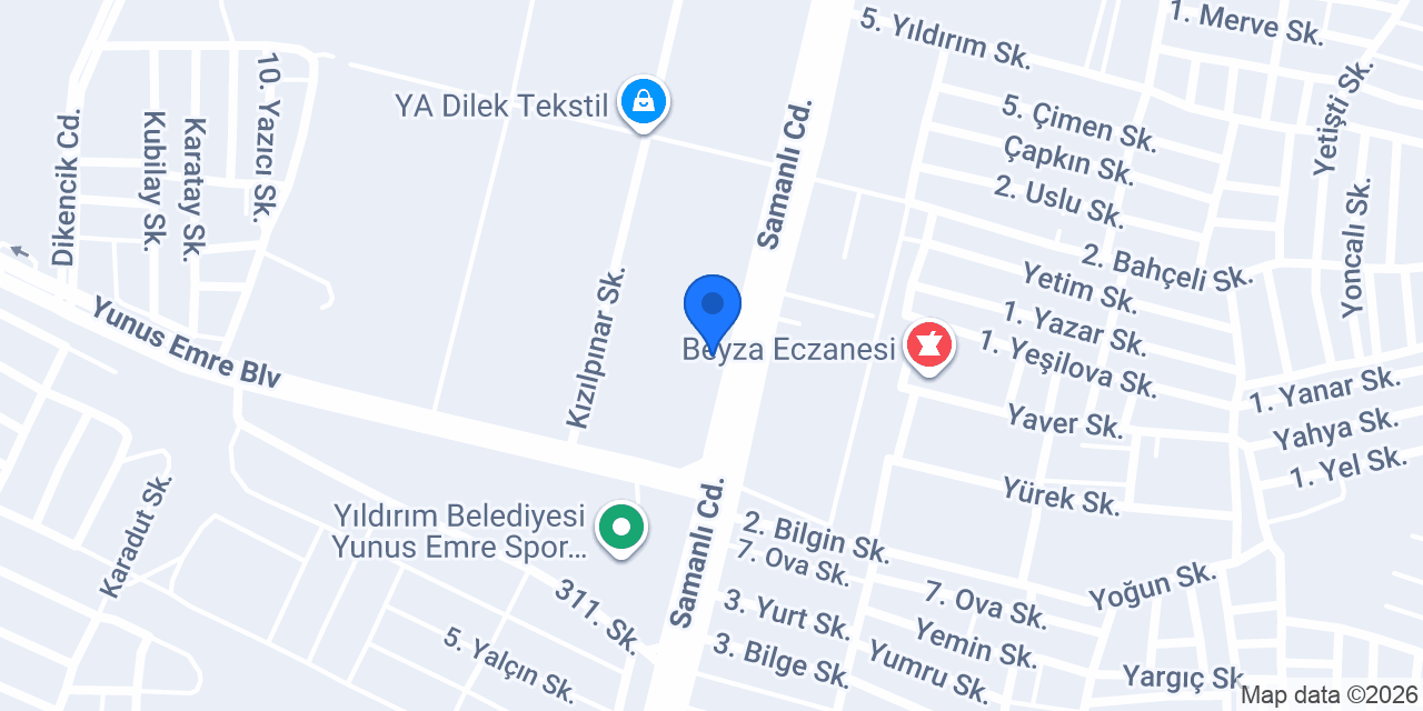 Ak Süper Süpürgelik Ltd. Şti. konumu
