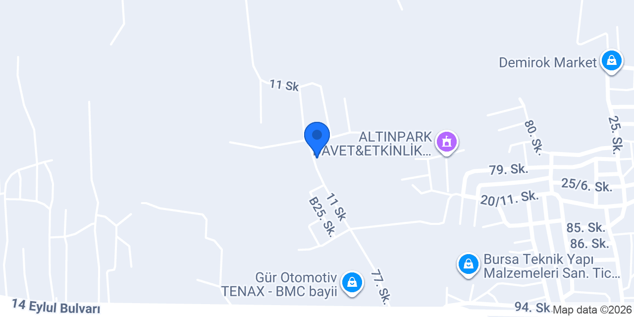 Onur Tel Çit Sistemleri konumu
