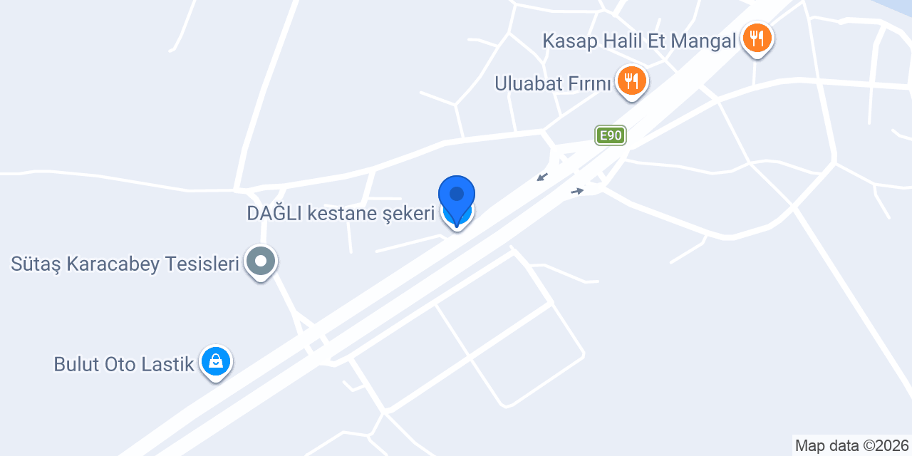 DAĞLI kestane şekeri konumu