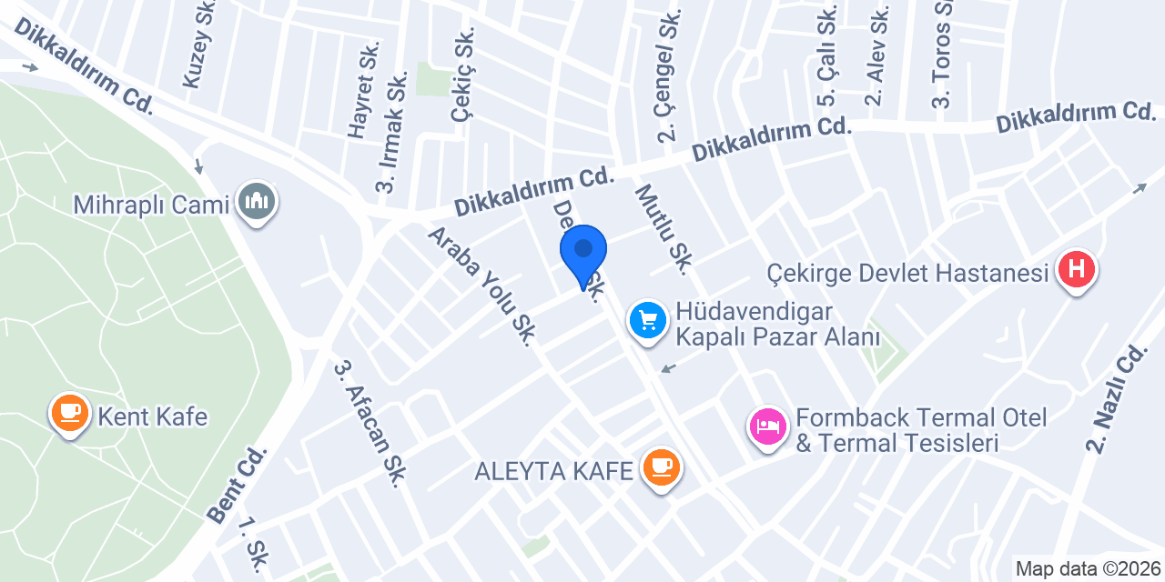 Bursa Teknik Tesisat konumu