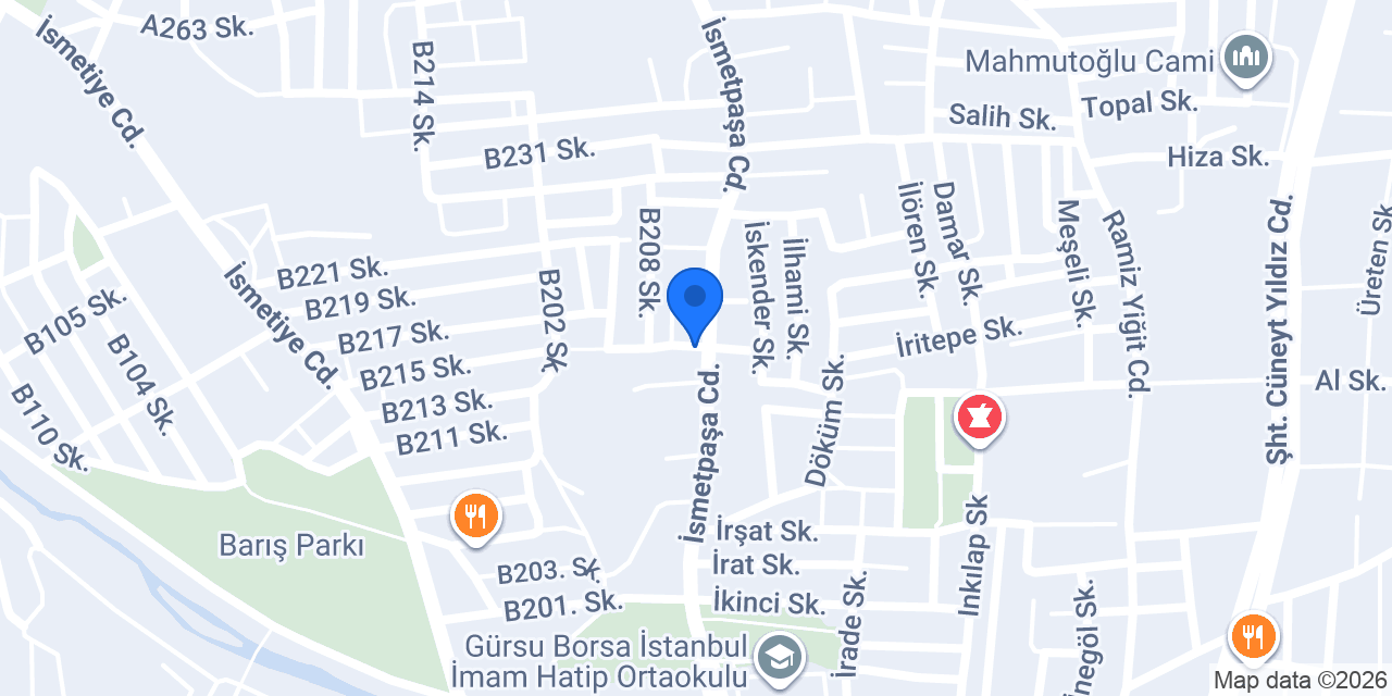 Çiçek Kuaför konumu