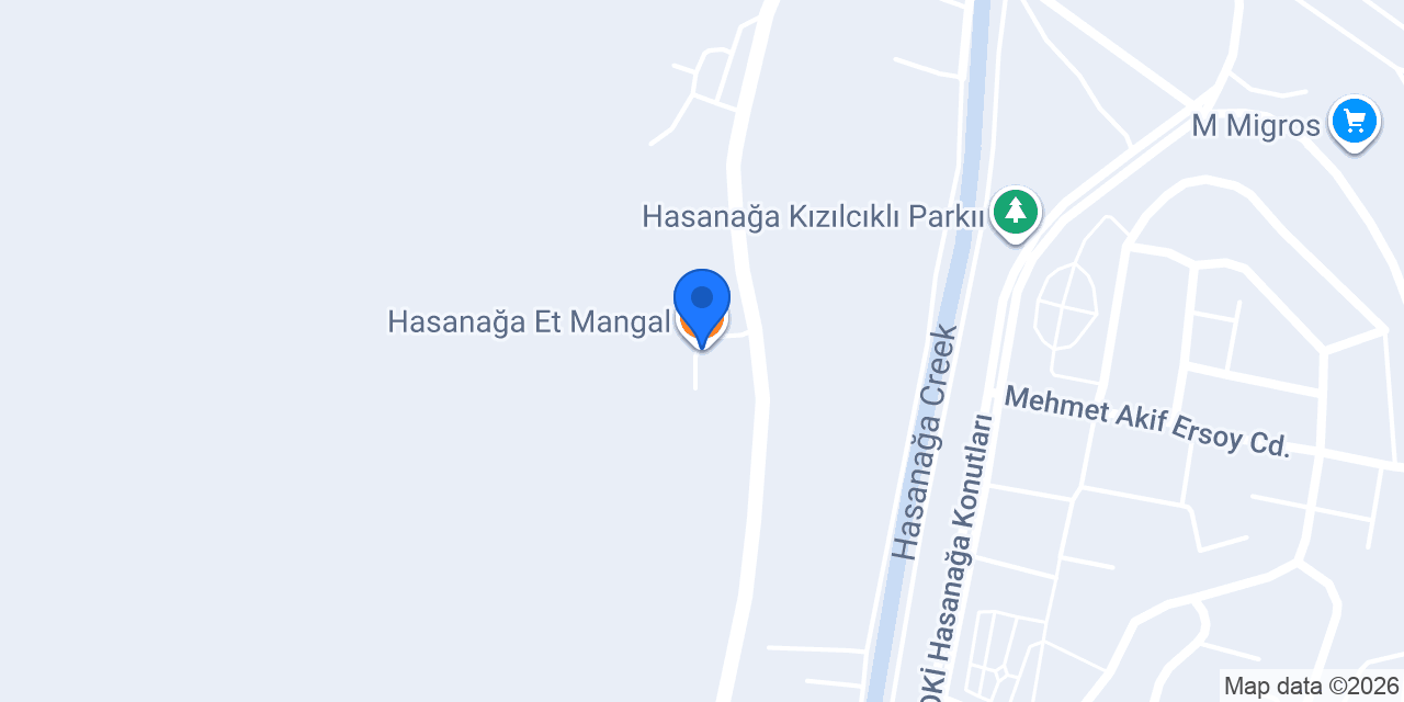 Hasanağa Et Mangal konumu