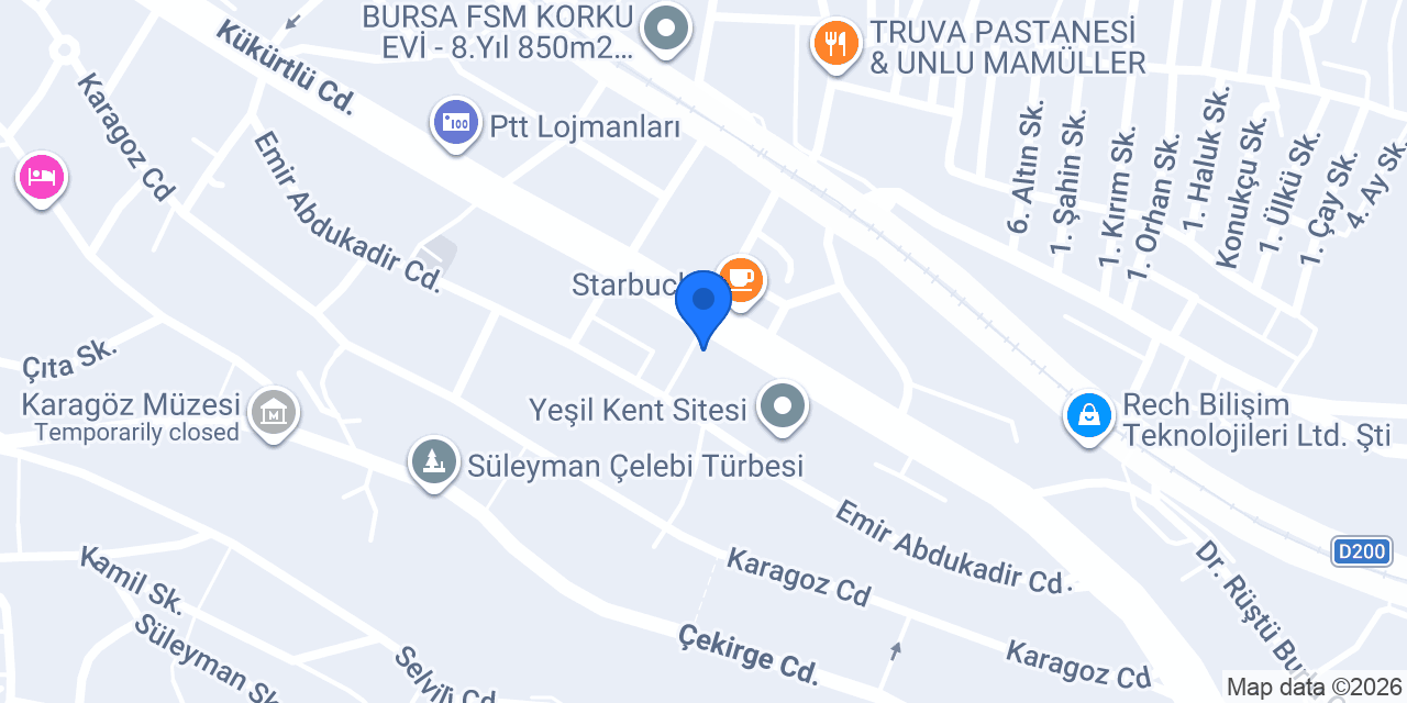 Mimtu Mimarlık konumu
