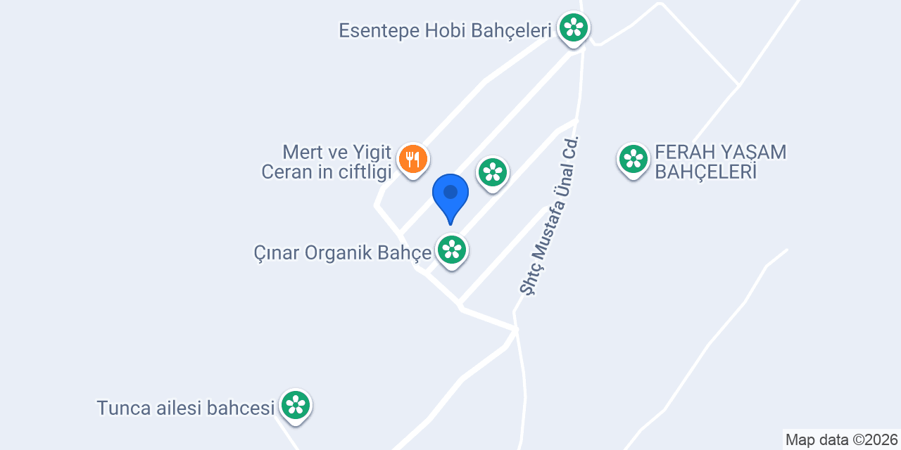 Osman Börekçi aile bahçesi konumu
