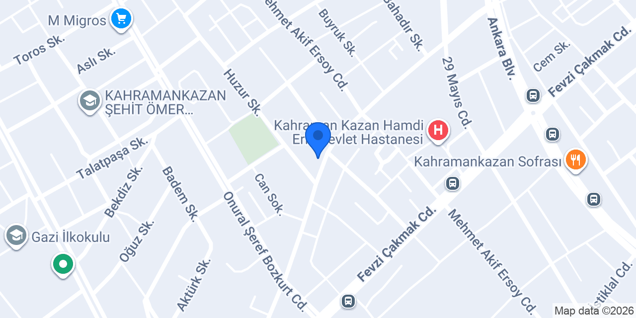 Özgür Ticaret Hırdavat konumu