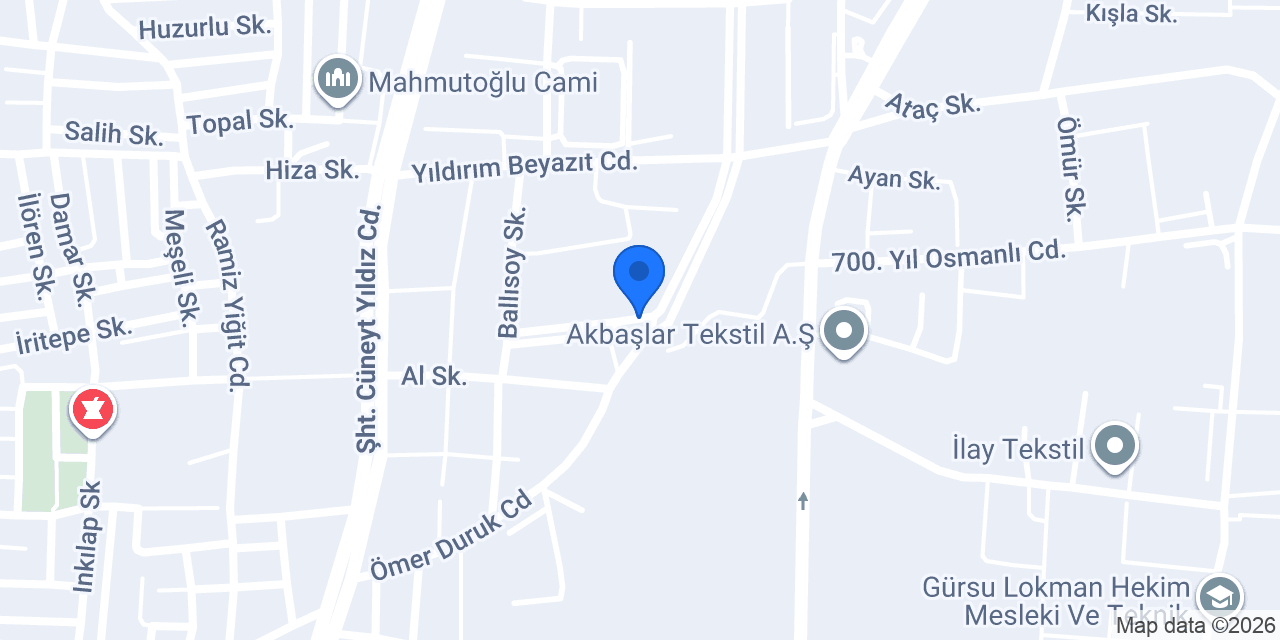 ABV Kalıp ve Plastik San. Tic. Ltd. Şti konumu
