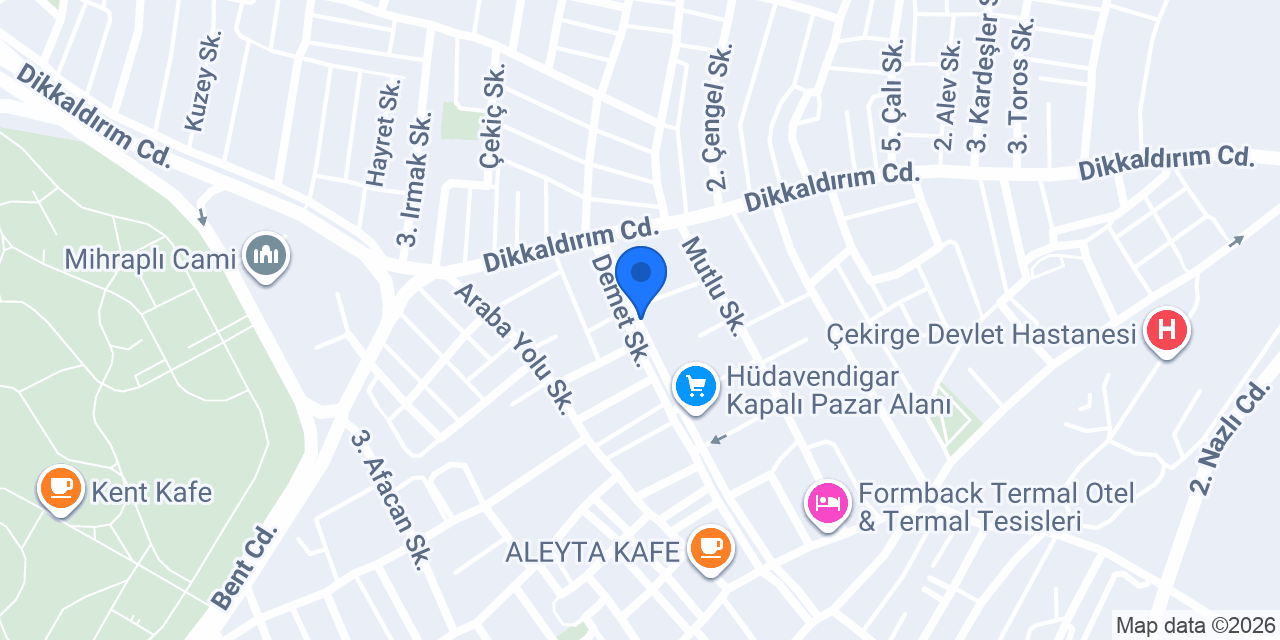 Hüma Kuru Temizleme konumu