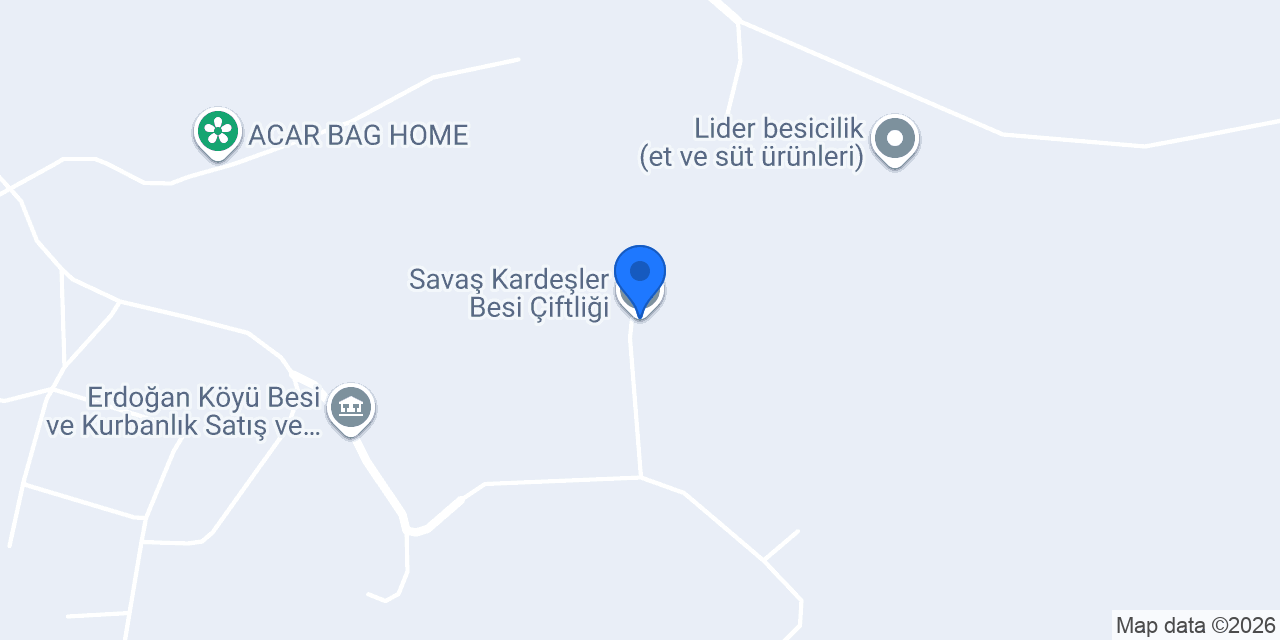 Savaş Kardeşler Besi Çiftliği konumu