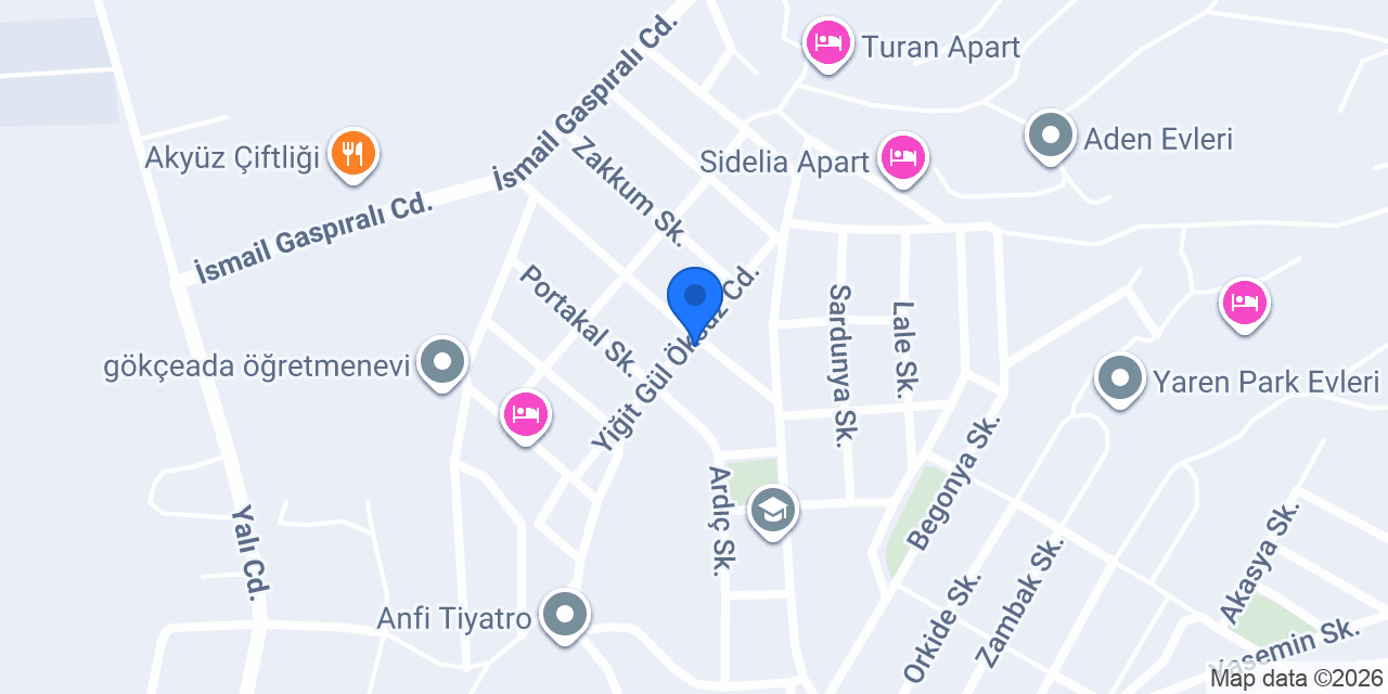 MERCAN APART OTEL SUITE DAİRELER konumu