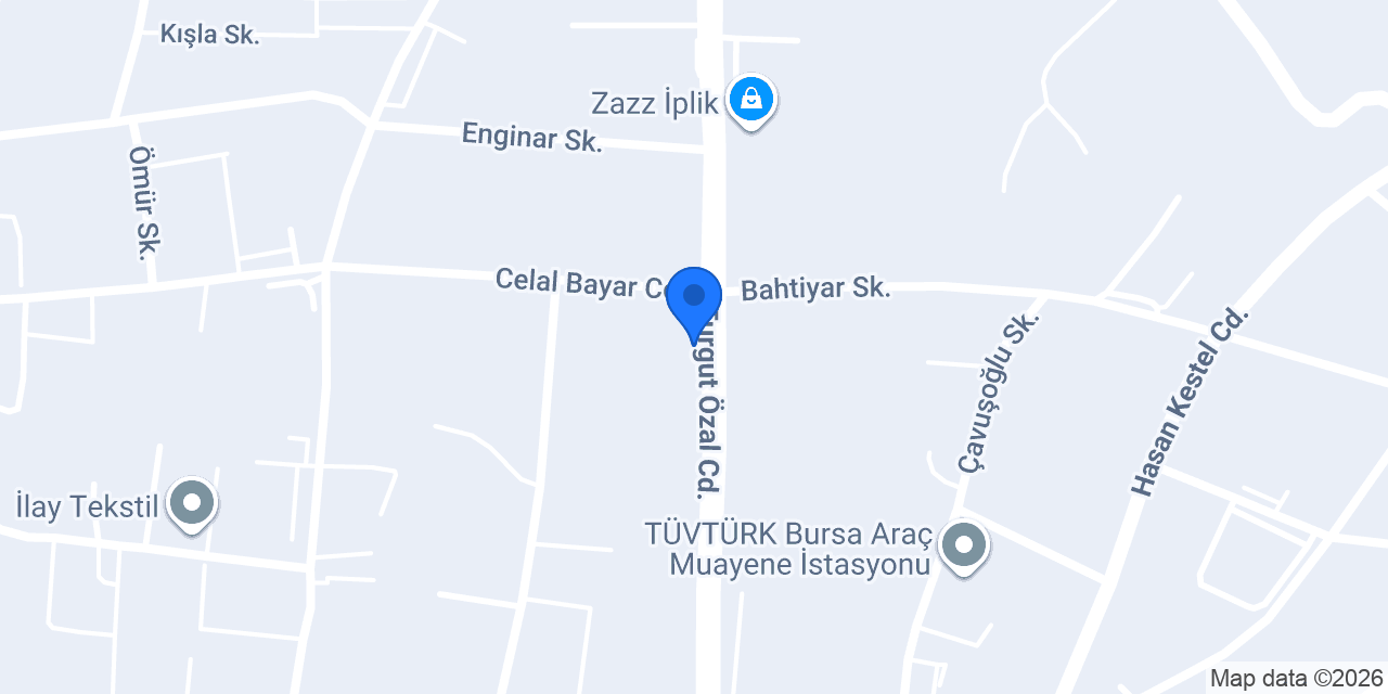 Zafer Tekstil konumu
