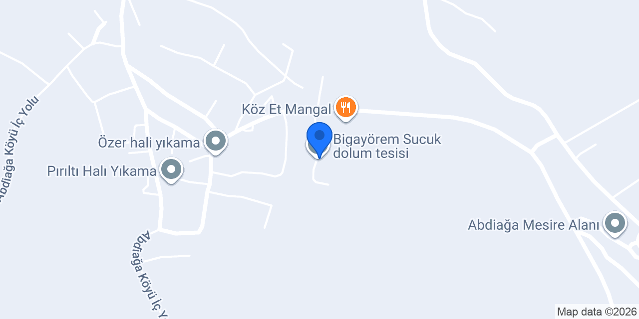 Bigayörem Sucuk dolum tesisi konumu