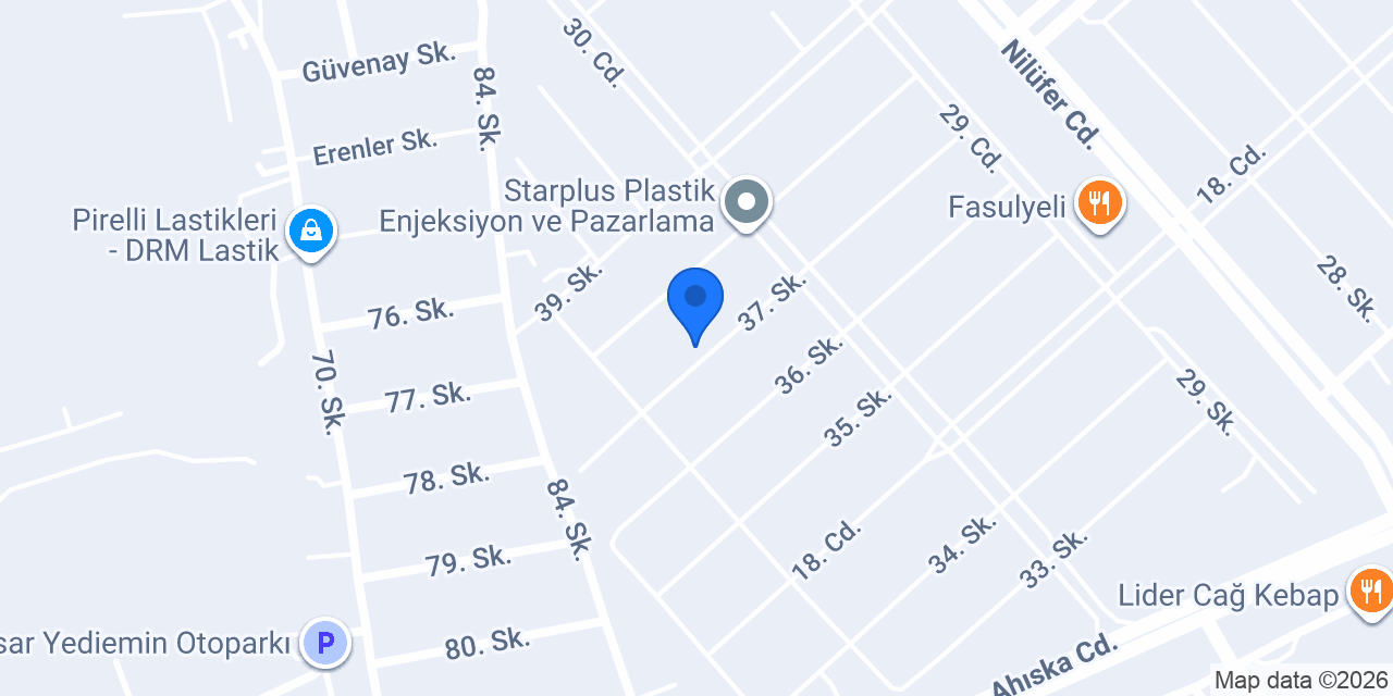 Ays Bobinaj Elektrik Tesisat San. ve Tic. Ltd .Şti. konumu