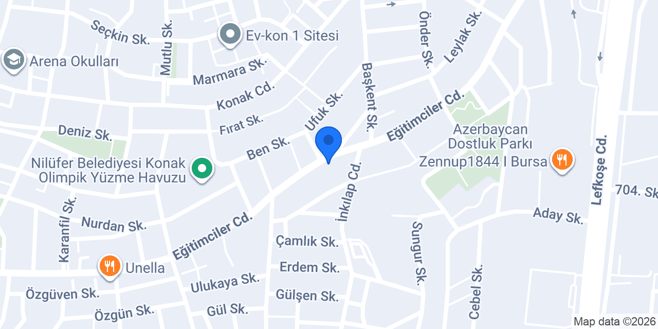 Zümral Butik konumu