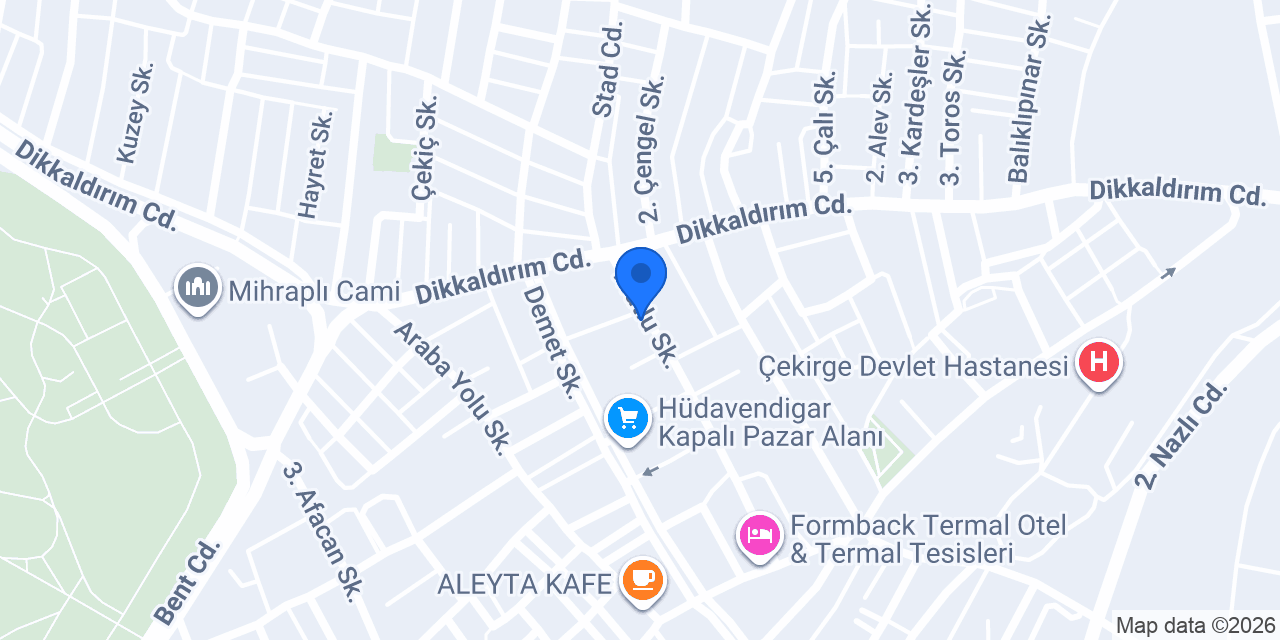Pilav Dünyası (lezzet durağı) konumu