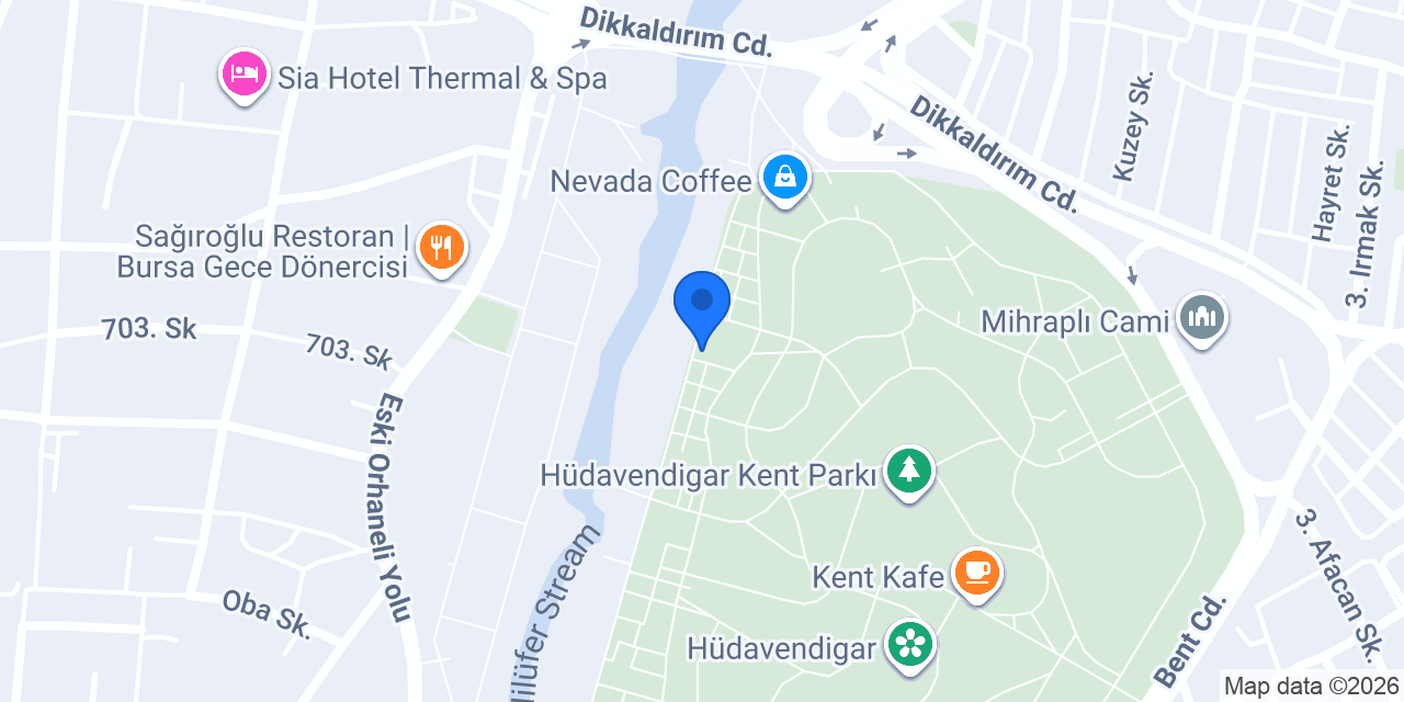 Koza Cafe Mihraplı konumu