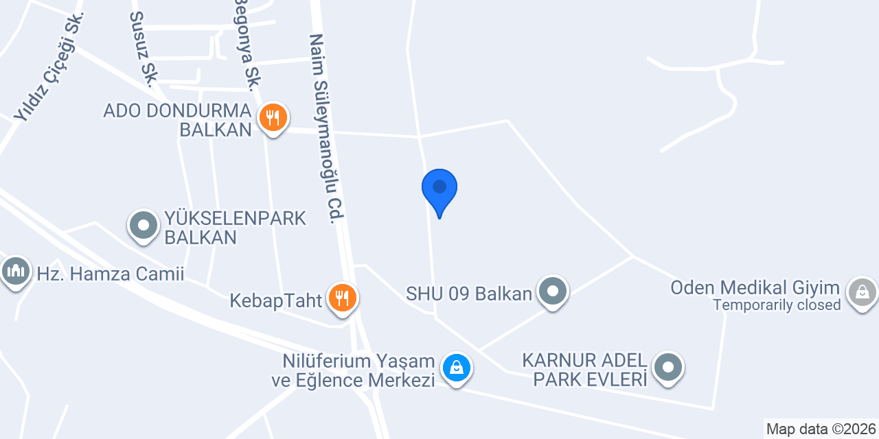 Alfa Veteriner Kliniği (Bursa) konumu
