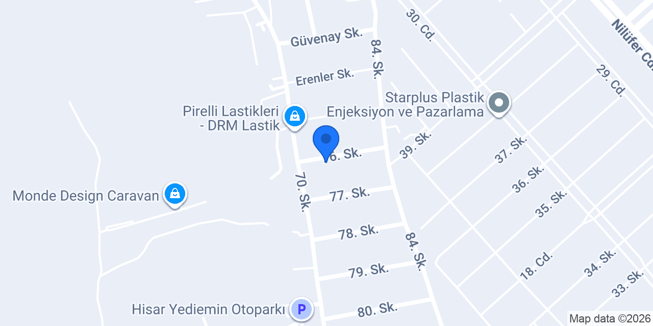Ozan Otomotiv konumu