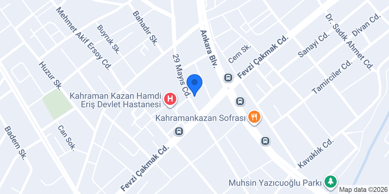 Kazan Eczanesi konumu