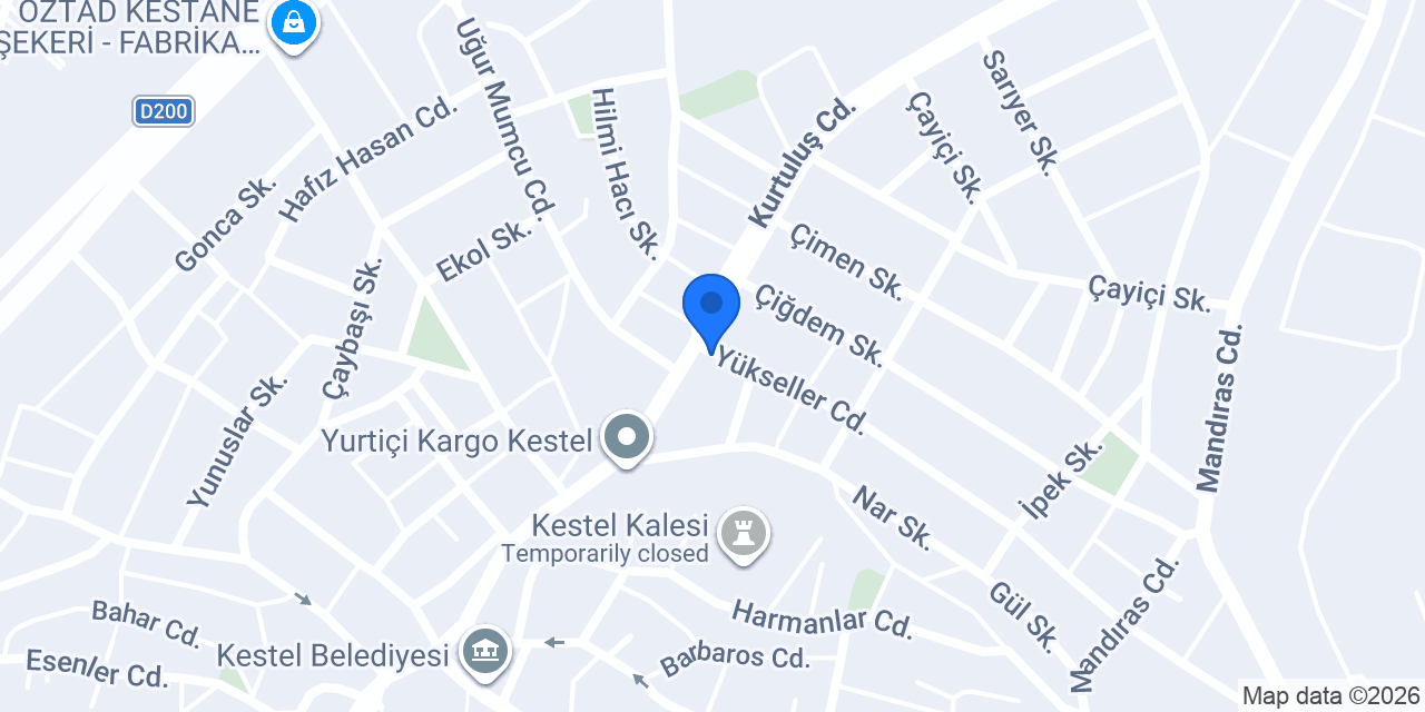 ÖZ-AY TARIM MARKET konumu