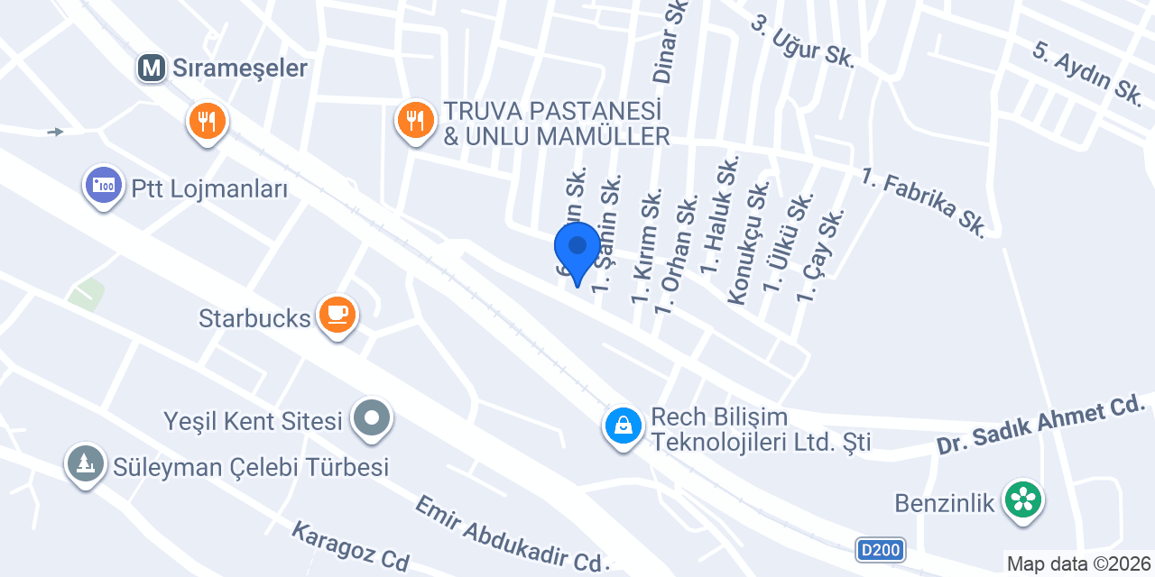 Servet Ekmek konumu