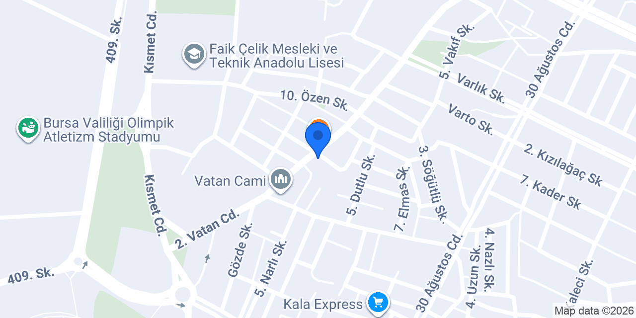 Şahin Alışveriş Merkezi konumu